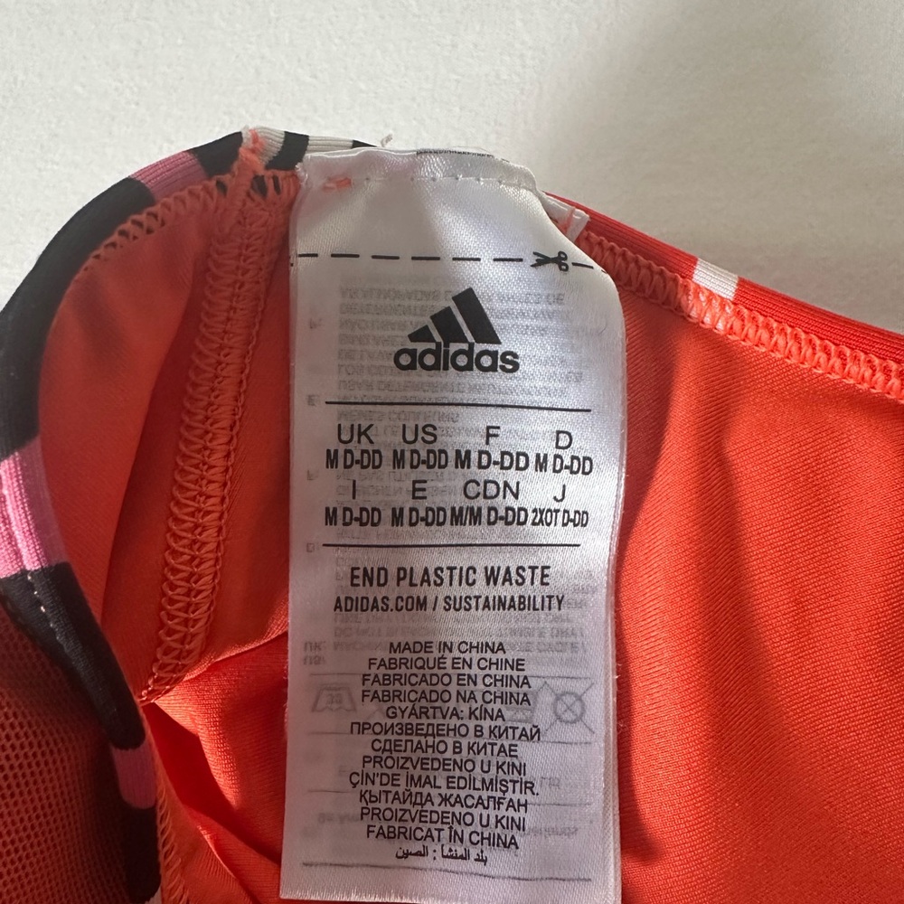 Adidas Women's Vibrant Patterned Sports Bra - Picture 9 of 10
